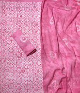 Block Print Elegant Cotton Suit Set - Yanchi